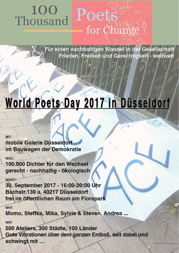 Lesung im Bauwagen der Demokratie 30. September 2017 Lesung im Bauwagen der Demokratie 30. September 2017